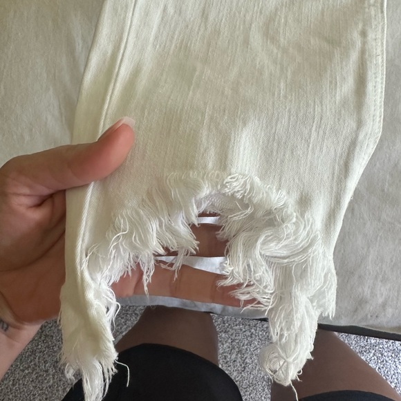 Hudson womens 27, cropped jeans, raw edge hem - Picture 2 of 6